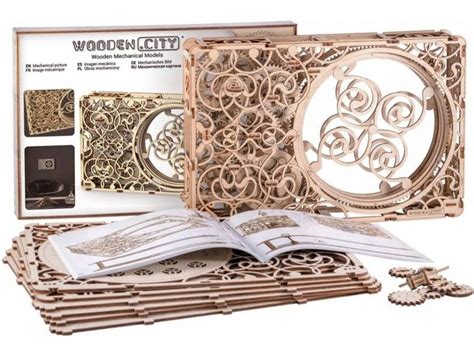 3D medinė dėlionė - pavyzdys