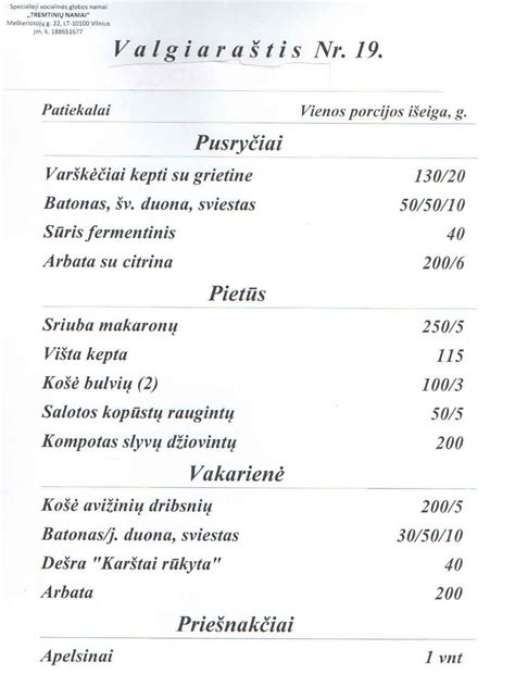 subalansuotas maitinimas socialinės globos įstaigose