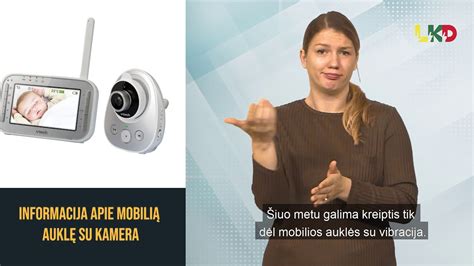Nuotrauka mobilios auklės su kamera
