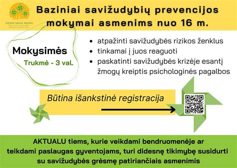 Iššutimų prevencijos schema