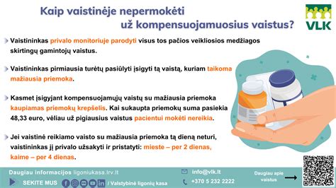 vaisto dozavimo instrukcija