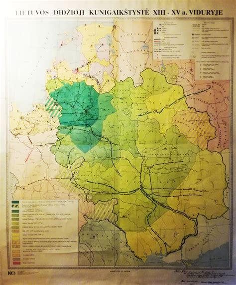 Lietuvos Didžioji Kunigaikštystė Gedimino valdymo metu (žemėlapis)
