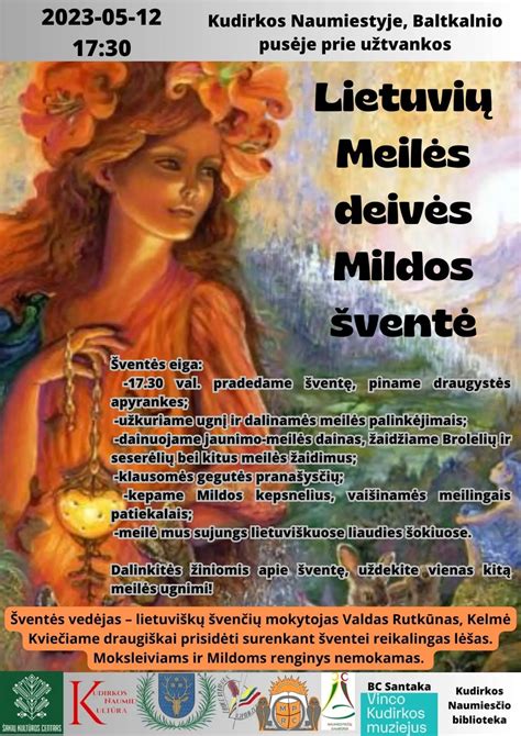 lietuviškos meilės deivės Mildos simbolika