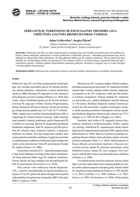 Esencialinio tremoro simptomų iliustracija