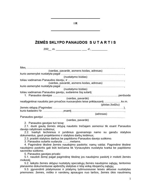 Panaudos ir nuomos sutarčių esminių skirtumų palyginimas