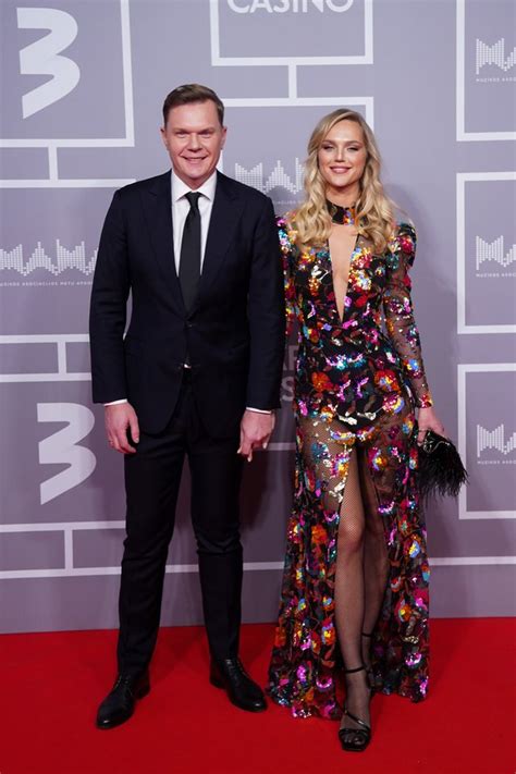 Mindaugas Stasiulis su žmona Gabriele