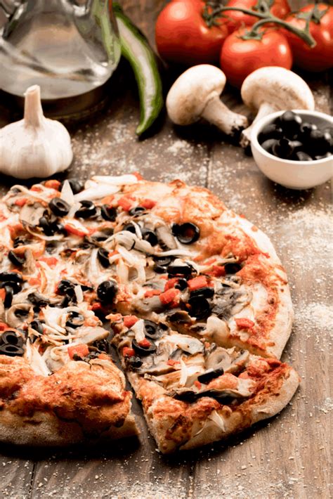 Įvairių picos ingredientų išdėstymo eiliškumas