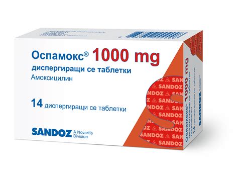 Ospamox 1000 mg tabletės