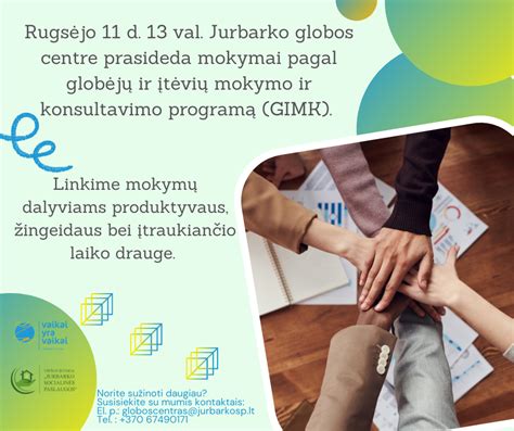 Globėjų mokymai