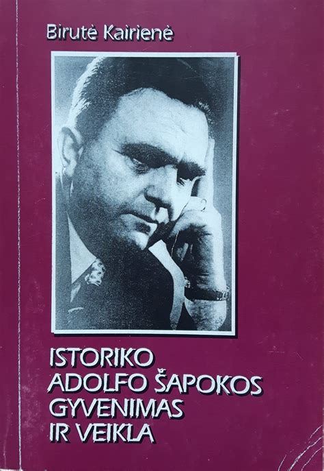 Istoriko Adolfo Šapokos portretas