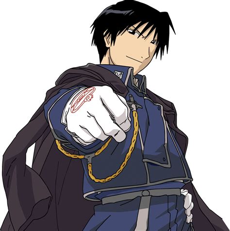 „Fullmetal Alchemist“ (Plieno Alchemikas) Roy Mustang personažas