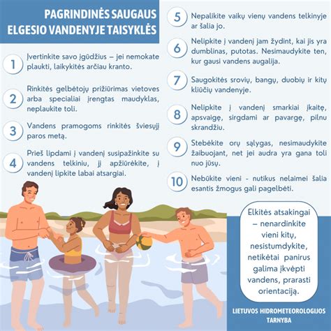 Suaugęs kalbasi su vaiku prie baseino, rodo į taisykles