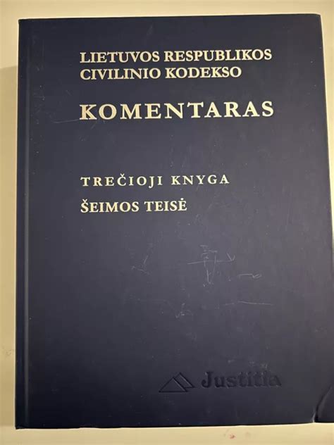 Lietuvos Respublikos civilinio kodekso knyga