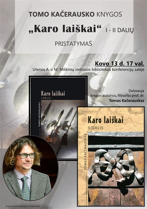 Tomo Kačerausko mokslinių veikalų schema