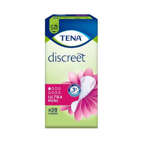 TENA Discreet įklotai ir jų anatominė forma