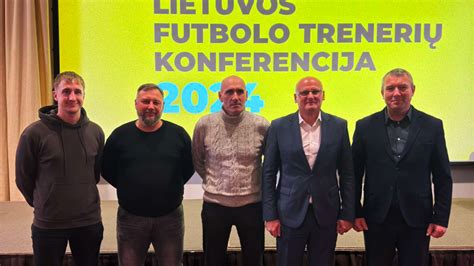 Futbolo administratoriai konferencijoje