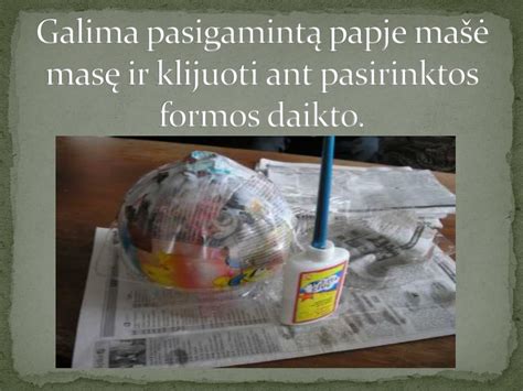 Margučiai, dekoruoti „papje maše“ technika