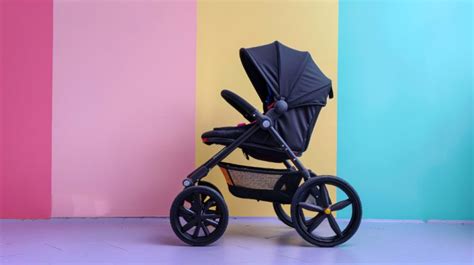 tėvai sulankstantys vežimėlį į automobilio bagažinę