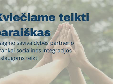 Socialinės integracijos ir bendruomeniškumo svarba