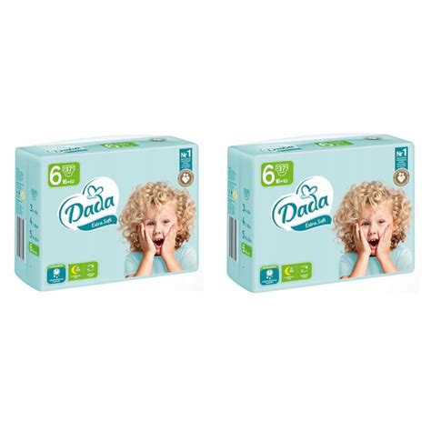 Dada Extra Soft sauskelnių dydžių lentelė