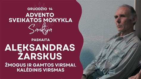 Aleksandras Žarskus skaito paskaitą