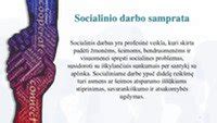 Socialinio darbo samprata ir reikšmė