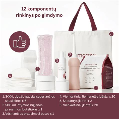 Po gimdymo įklotų naudojimo rekomendacijos