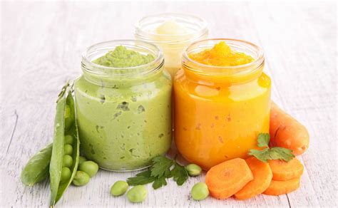 Įvairios kūdikių tyrelės ir košės