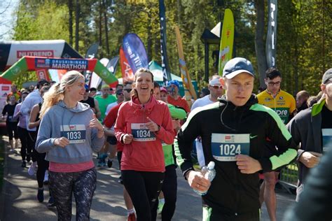 Nuotrauka: Dalyviai bėgimo maratone
