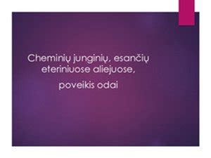 Cheminių tiesinimo procedūrų poveikis
