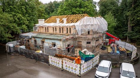 restauruojamas istorinis pastatas