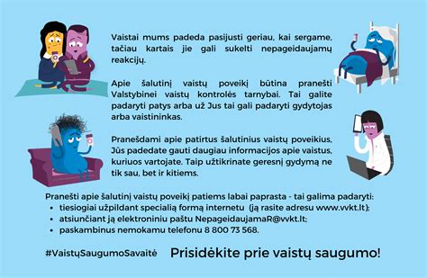 Vaistų vartojimo saugumo ir ginekologinės priežiūros iliustracija