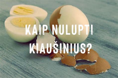 schematinė iliustracija, kaip nulupti virtą kiaušinį