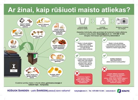 maisto atliekų rūšiavimo konteineris