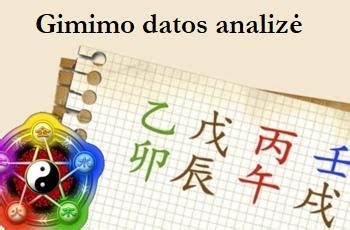 Gimimo datos ir asmenybės sąsajos