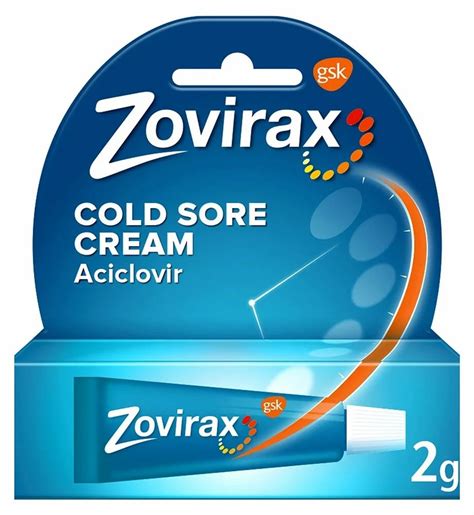 Zovirax kremo pakuotė ir vaisto panaudojimas