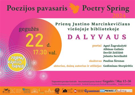 Kultūrinis renginys su poezijos skaitymais