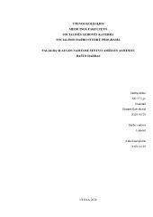 Pagalba senyvo amžiaus asmeniui namuose