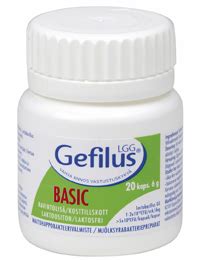 Gefilus Basic kapsulės ir lašai