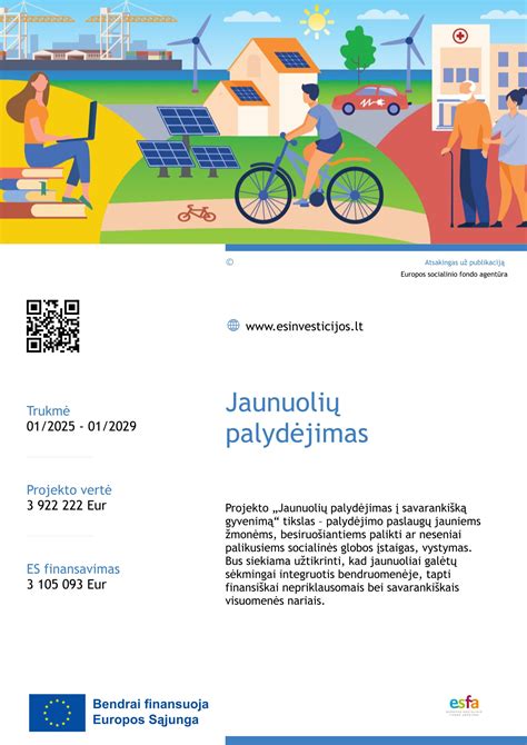 Projektas „Jaunuolių palydėjimas į savarankišką gyvenimą“ - logotipas
