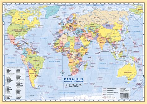 Pasaulio žemėlapis su žymėmis, rodančiomis šalis, kurioms reikalinga Apostille