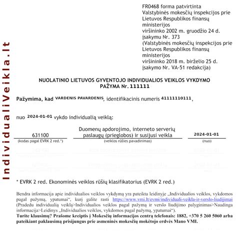 Palyginimas: individuali veikla pagal pažymą, verslo liudijimas ir MB