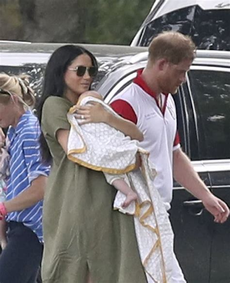 Meghan Markle ir Princas Harry su kūdikiu