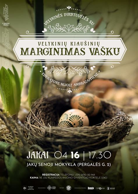 Velykinių kiaušinių marginimo procesas