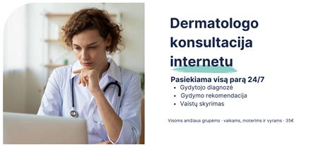 Dermatologo konsultacija nėštumo metu