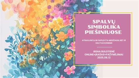 Velykinių spalvų simbolika infografika