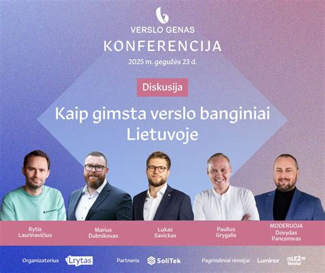 Paulius Boreika kalba verslo konferencijoje
