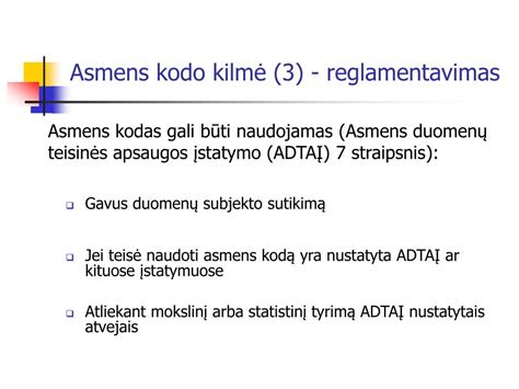 Asmens kodo struktūros palyginimas: reikšminis ir nereikšminis