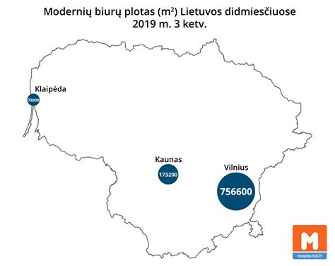 Žemėlapis su vidutinėmis auklių kainomis didžiuosiuose Lietuvos miestuose