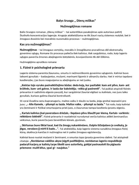 Balys Sruoga jaunystėje